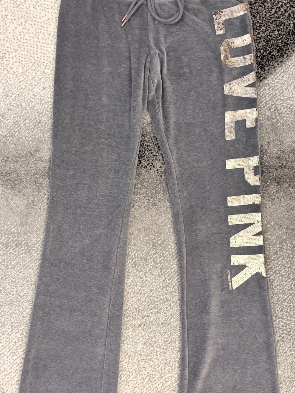 VS PINK Bling Velour Lounge Pants